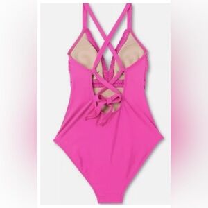 NWT Kona Sol Pink Women's One Piece Swimsuit
